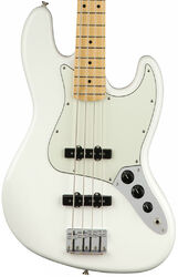 Basse électrique solid body Fender Player Jazz Bass (MEX, MN) - Polar white