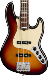 Basse électrique solid body Fender American Ultra Jazz Bass V (USA, RW) - Ultraburst