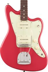 Guitare électrique rétro rock Fender American Professional Classic Jazzmaster (USA, RW) - Faded Dakota Red