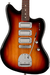 Guitare électrique rétro rock Fender Parallel Universe Volume II Spark-O-Matic Jazzmaster (USA, RW) - 3-color sunburst