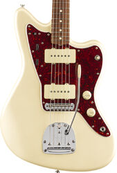 Guitare électrique rétro rock Fender Vintera 60's Jazzmaster (MEX, PF) - Olympic white