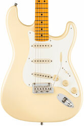 Guitare électrique rétro rock Fender Lincoln Brewster Stratocaster (USA, MN) - Olympic pearl