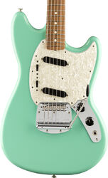 Guitare électrique rétro rock Fender Vintera 60's Mustang (MEX, PF) - Seafoam green