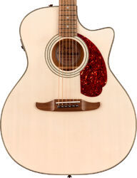 Guitare folk Fender California Deluxe Newporter CE - White blonde