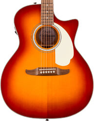 Guitare folk Fender California Deluxe Newporter CE - Sienna sunburst