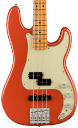 Basse électrique solid body Fender Player Plus Precision Bass (MEX, PF) - Fiesta red