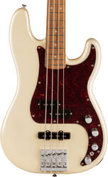 Basse électrique solid body Fender Player Plus Precision Bass (MEX, PF) - Olympic pearl