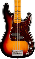 Basse électrique solid body Fender American Professional Precision Bass V (USA, MN, 5-String) - 3-color sunburst