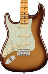 Guitare électrique forme str Fender American Ultra Stratocaster Gaucher (USA, MN) - Mocha burst