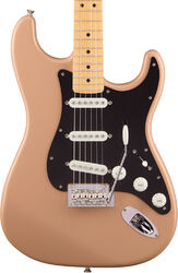 Guitare électrique forme str Fender Made in Japan Hybrid II Stratocaster - Sahara Taupe