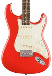 Guitare électrique forme str Fender Player II Stratocaster Ltd (MEX, RW) - Fiesta red