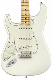 Guitare électrique gaucher Fender Player Stratocaster Gaucher (MEX, MN) - Polar white