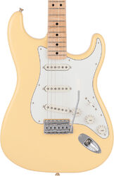 Guitare électrique forme str Fender Made in Japan Traditional 70s Stratocaster (MN) - vintage white