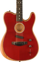 Guitare folk Fender American Acoustasonic Telecaster (USA) - Crimson red