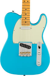 Guitare électrique forme tel Fender American Professional II Telecaster (USA, MN) - Miami blue