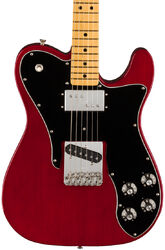Guitare électrique forme tel Fender American Vintage II 1977 Telecaster Custom (USA, MN) - Wine