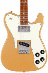 Guitare électrique forme tel Fender Made in Japan Telecaster Custom Roasted Maple (MN) - Gold