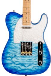 Guitare électrique forme tel Fender Made in Japan Hybrid II Telecaster - Aqua Blue