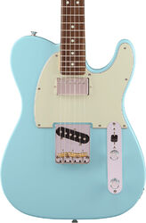 Guitare électrique forme tel Fender Made in Japan Hybrid II Telecaster SH - daphne blue