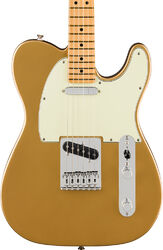 Guitare électrique forme tel Fender 75th Anniversary Player II Telecaster (MEX, MN) - aztec gold