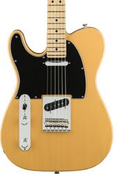 Guitare électrique gaucher Fender Player Telecaster Gaucher (MEX, MN) - Butterscotch blonde