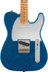 Guitare électrique forme tel Fender Telecaster J. Mascis Signature - Sparkle blue