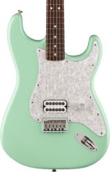 Guitare électrique forme str Fender Tom Delonge Signature Ltd (MEX, RW) - Surf green