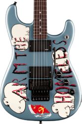 Guitare électrique signature Fender Tom Morello Arm The Homeless (MEX, RW) - Blue ice metallic