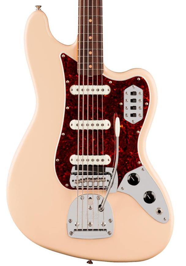 Basse électrique solid body Fender Vintera III Early '60s Bass VI (MEX, MN) - olympic white