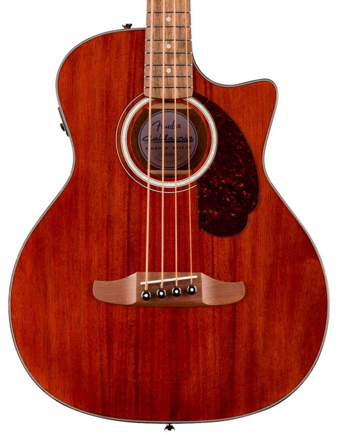 Basse acoustique Fender California Deluxe Kingman Bass CE Mahogany - natural