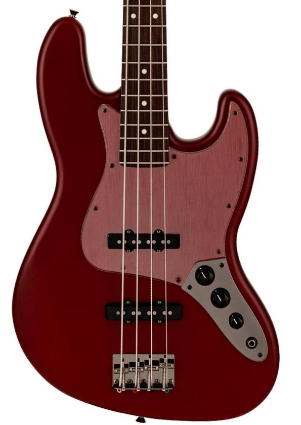 Made in Japan Hybrid II Jazz Bass Ltd - matte inferno red
