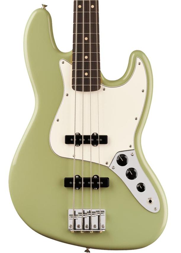 Basse électrique solid body Fender Player II Jazz Bass (MEX, RW) - Birch green