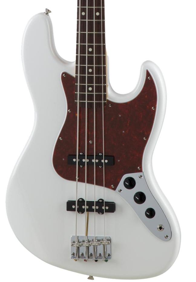 Basse électrique solid body Fender Made in Japan Traditional II 60s Jazz Bass (RW) - olympic white