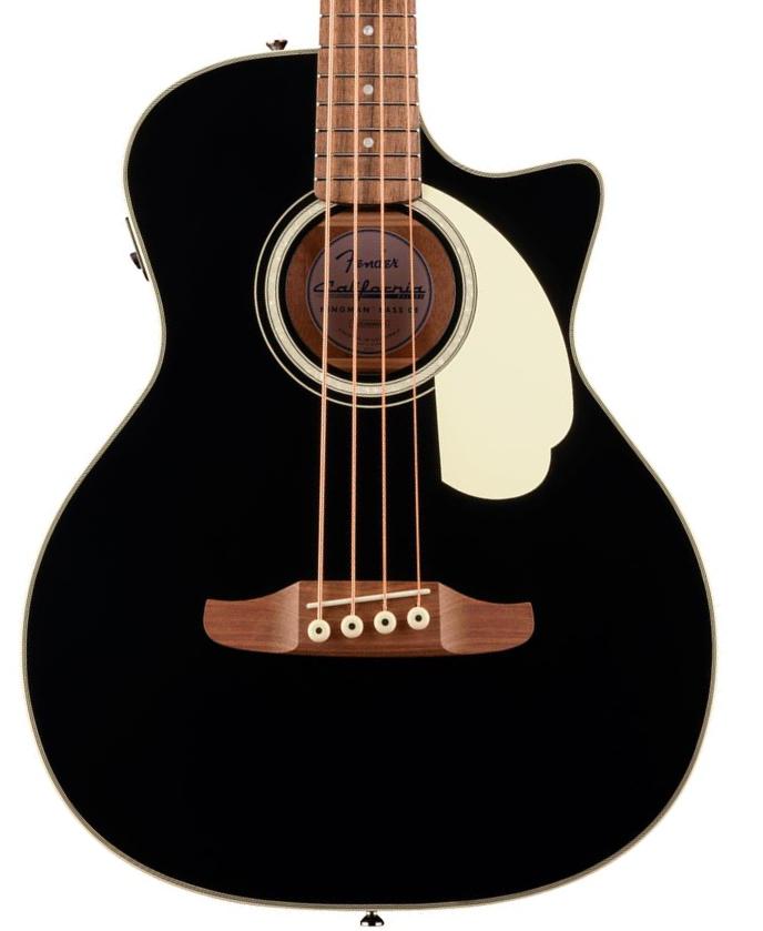 Basse acoustique Fender California Deluxe Kingman Bass CE - black