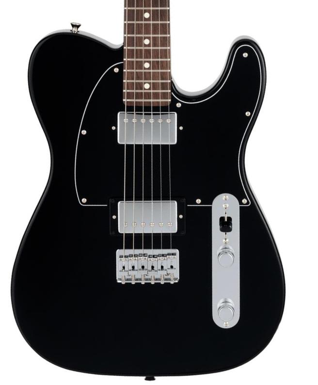 Guitare électrique forme tel Fender Made in Japan Hybrid II Telecaster HH (RW) - black