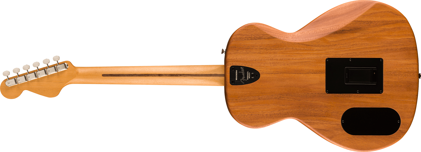 Fender Highway Parlor Thin Mex Acajou Epicea Rw - Natural Satin Matte - Guitare Electro Acoustique - Variation 1