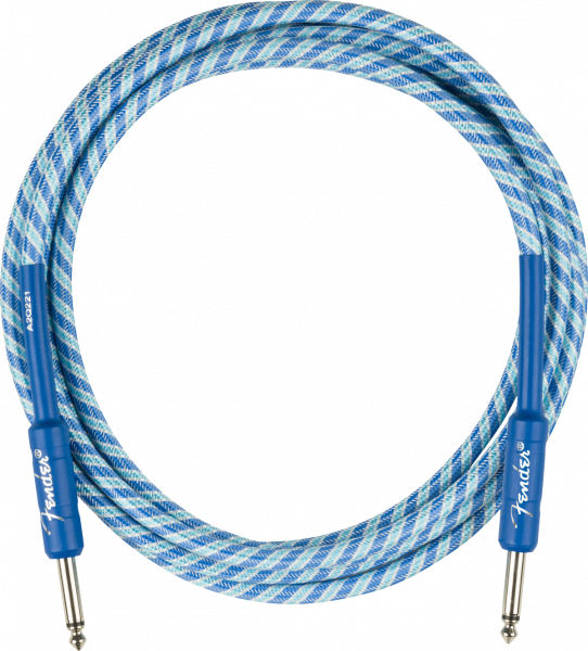 Câble Fender Icicle Holiday Instrument Cable 10ft - Blue