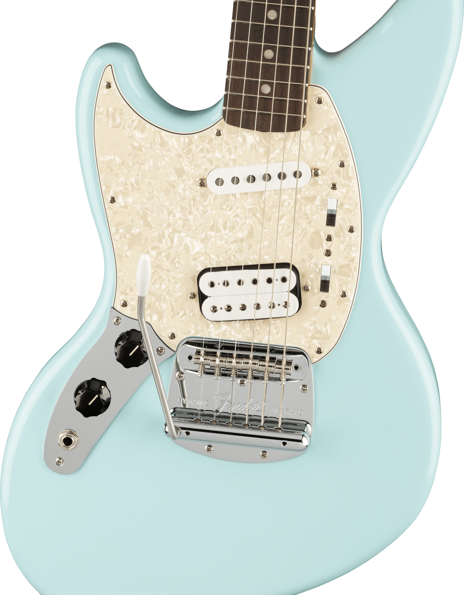 Fender Jag-stang Kurt Cobain Artist Gaucher Hs Trem Rw - Sonic Blue - Guitare Électrique Gaucher - Variation 2