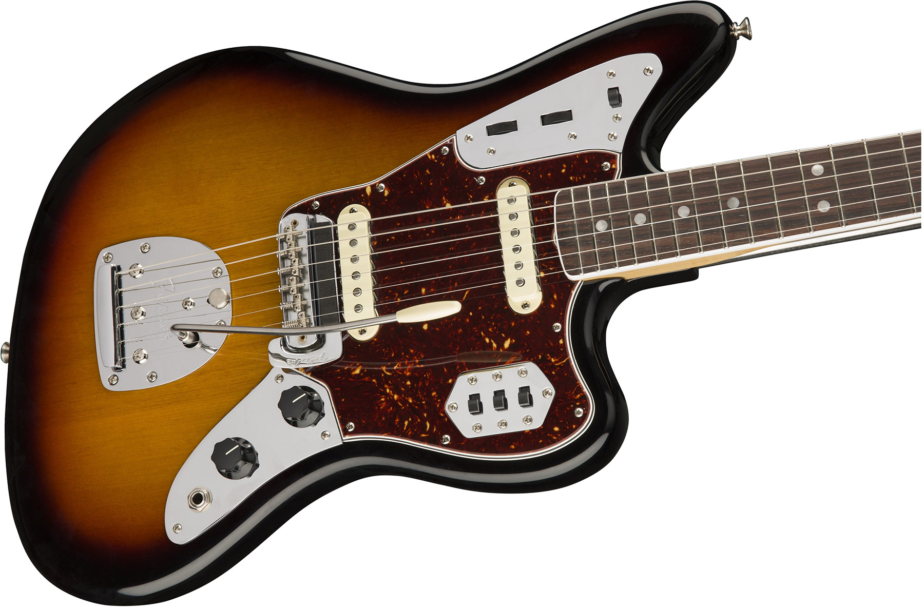Fender Jaguar '60s American Original Usa Ss Rw - 3-color Sunburst - Guitare Électrique RÉtro Rock - Variation 2