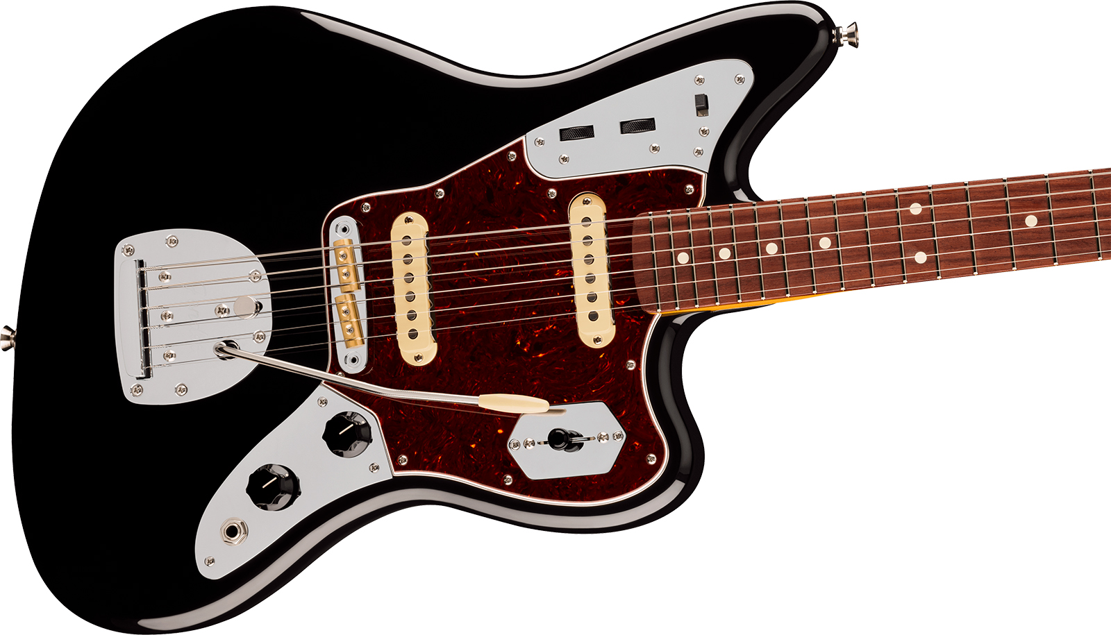 Fender Jaguar American Pro. Usa Shsc 2s Trem Rw - Black - Guitare Électrique RÉtro Rock - Variation 2
