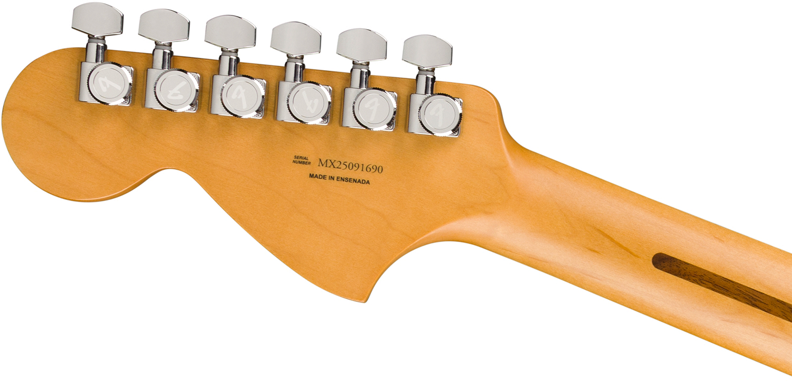 Fender Jaguar Baritone Player Fusion Ltd 2h Ht Eb - Black - Guitare Électrique Baryton - Variation 4
