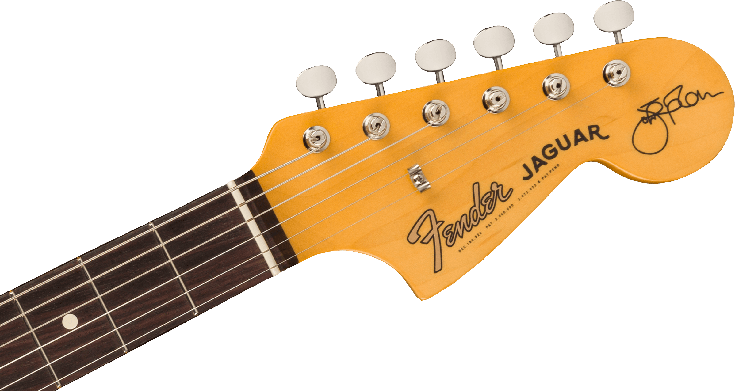 Fender Jaguar Johnny Marr Signature 2s Trem Rw - Fever Dream Yellow - Guitare Électrique RÉtro Rock - Variation 3