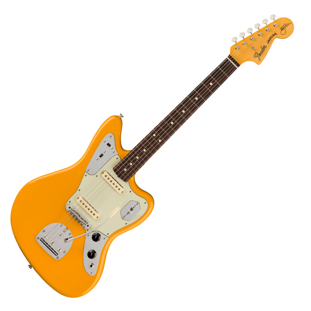 Fender Jaguar Johnny Marr Signature 2s Trem Rw - Fever Dream Yellow - Guitare Électrique RÉtro Rock - Variation 5