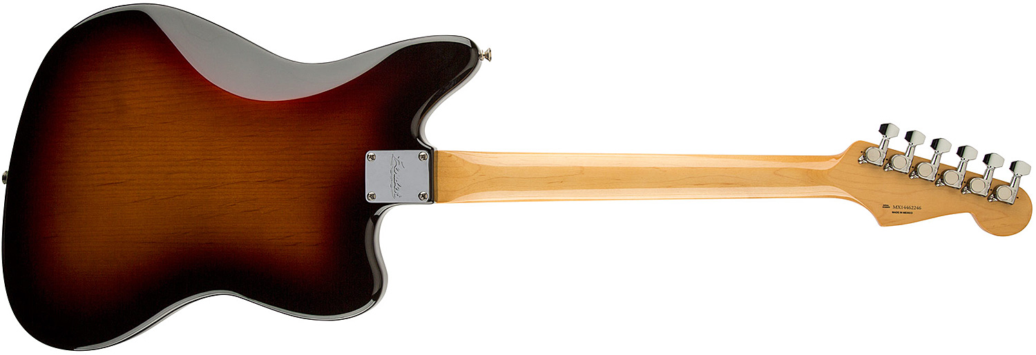Fender Kurt Cobain Jaguar Lh Gaucher Mex Hh Trem Rw - 3-color Sunburst - Guitare Électrique Gaucher - Variation 1