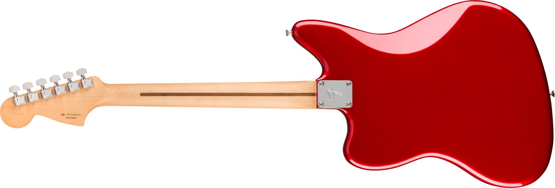 Fender Jaguar Player Mex 2023 Hs Trem Pf - Candy Apple Red - Guitare Électrique RÉtro Rock - Variation 1