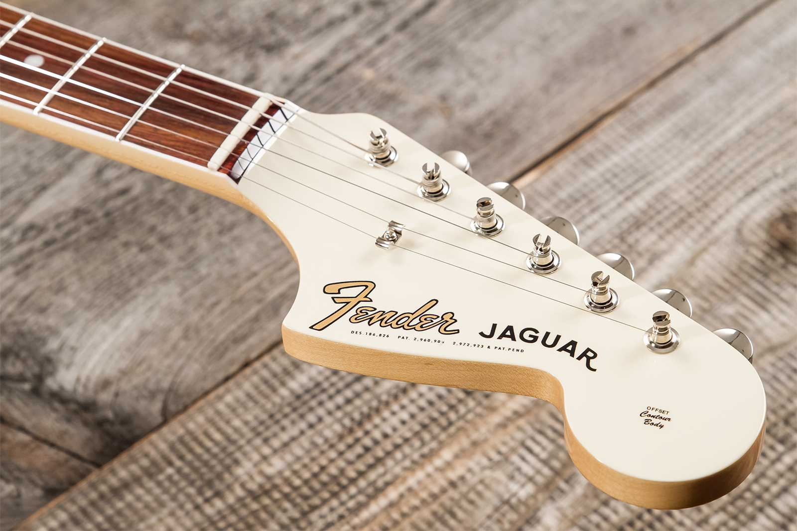 Fender Jaguar Traditional Ii 60s Japan 2s Trem Rw - Olympic White - Guitare Électrique RÉtro Rock - Variation 10