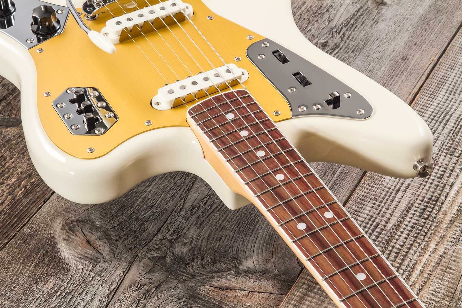 Fender Jaguar Traditional Ii 60s Japan 2s Trem Rw - Olympic White - Guitare Électrique RÉtro Rock - Variation 7