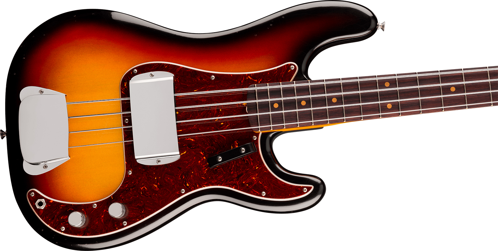 Fender James Jamerson Precision Bass 1962 Signature Usa Rw - Heirloom 3-color Sunburst - Basse Électrique Solid Body - Variation 2