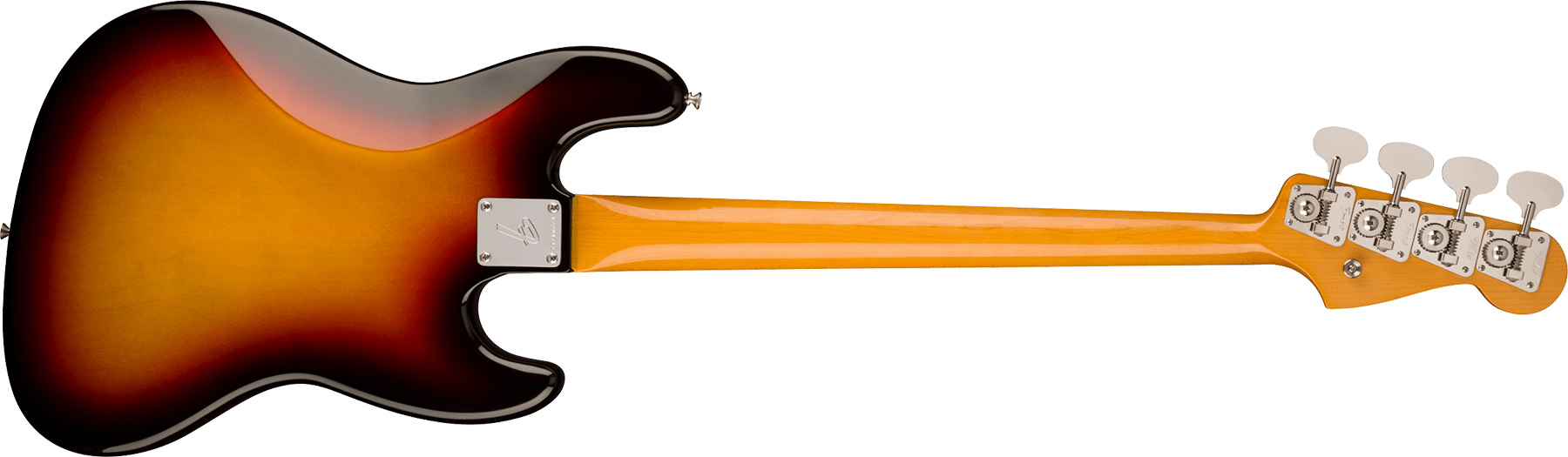 Fender Jazz Bass 1966 American Vintage Ii Lh Gaucher Usa Rw - 3-color Sunburst - Basse Électrique Solid Body - Variation 1