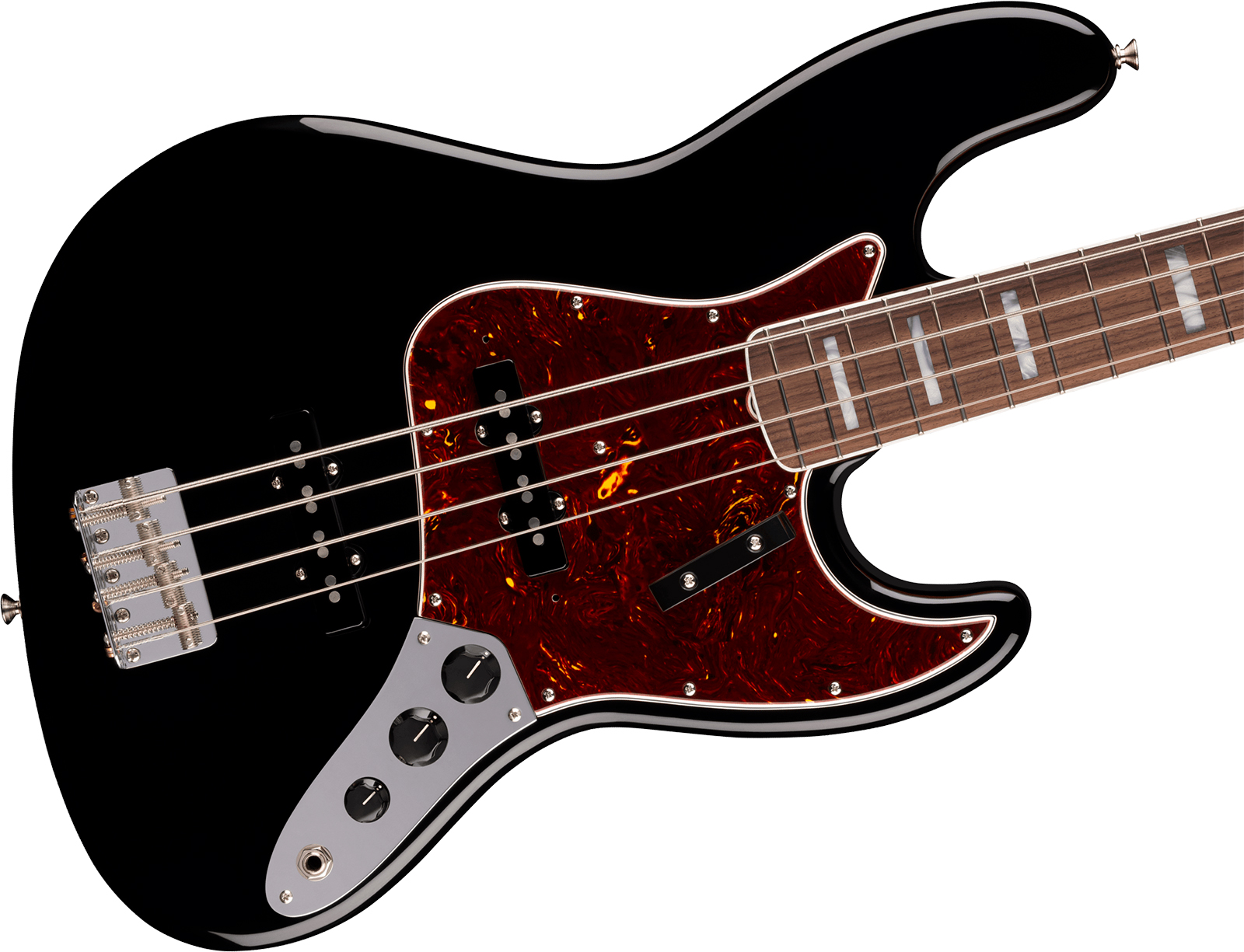Fender Jazz Bass 1966 American Vintage Ii Ltd Usa Rw - Black - Basse Électrique Solid Body - Variation 2